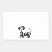 Dachshund Suiker Skull Post-it® Notes (Voorkant)