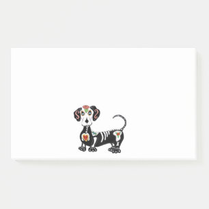 Dachshund Suiker Skull Post-it® Notes