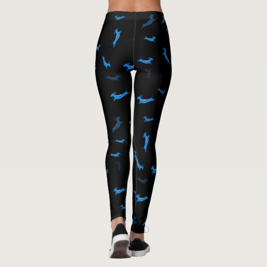 Dachshund Superpower Legging (Achterkant)
