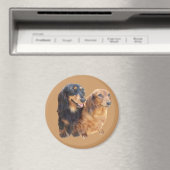 Dachshund Sweeties Magnet (Insitu (Vaatwasser))