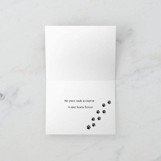 Dachshund Sympathcard Kaart (Binnen)