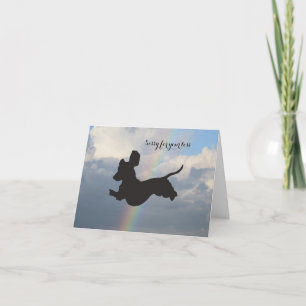 Dachshund Sympathy Card Kaart