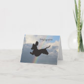Dachshund Sympathy Card Kaart (Voorkant)
