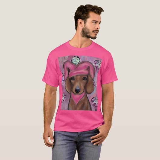 Dachshund T-shirt (Voorkant volledig)