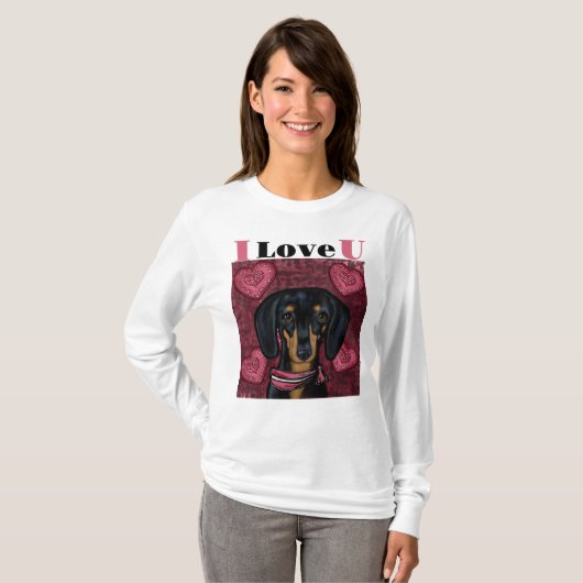 DACHSHUND T-SHIRT (Voorkant volledig)