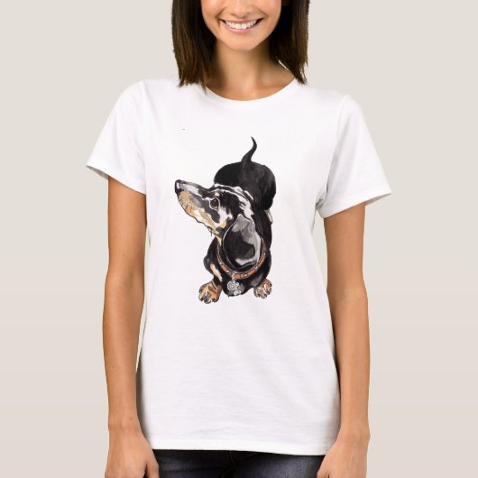 dachshund t shirt (Voorkant)