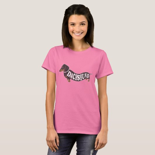 Dachshund  T-Shirt (Voorkant volledig)