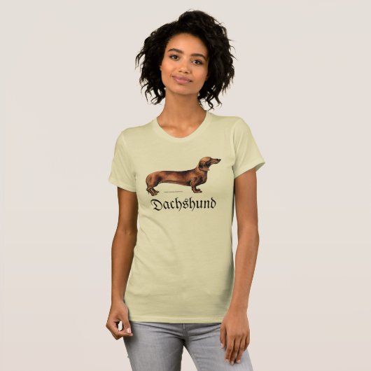 Dachshund T-shirt (Voorkant volledig)