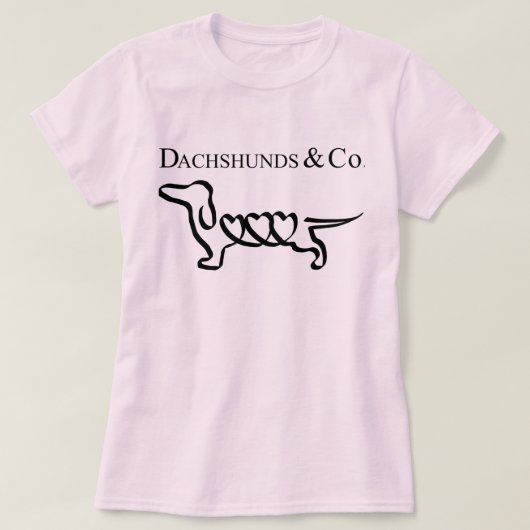 Dachshund T-Shirt Dachshunds & Co (Design voorkant)