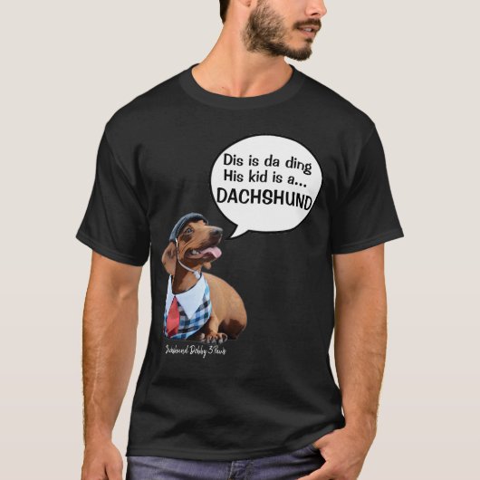 Dachshund T-Shirt Dad (Voorkant)