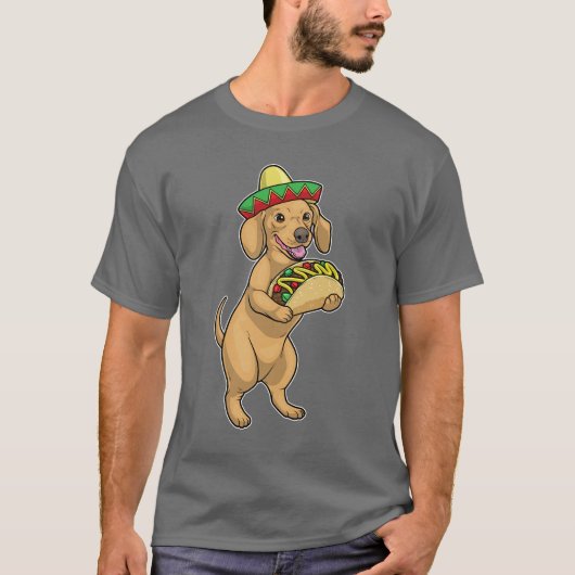 Dachshund Taco T-shirt (Voorkant)
