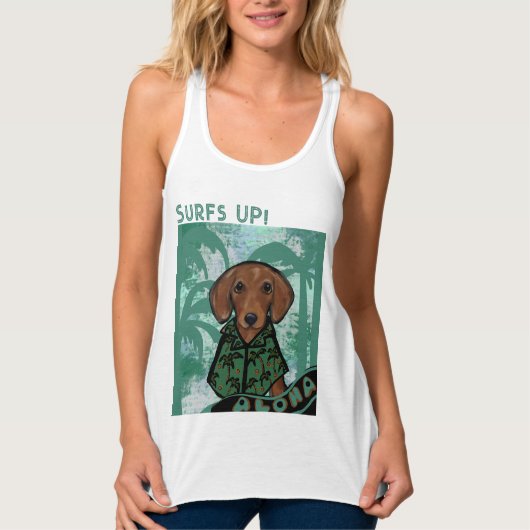 Dachshund Tanktop (Voorkant)