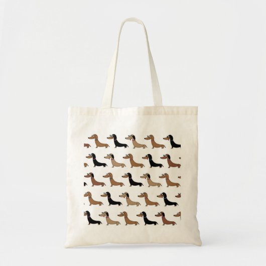 Dachshund Tassen Bag (Voorkant)
