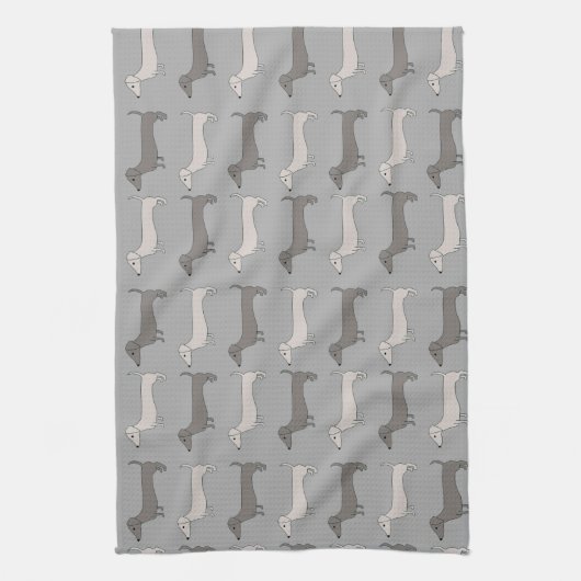 Dachshund Tea Towel Theedoek (Verticaal)