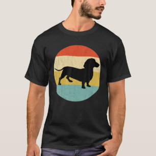 Dachshund  Teckel Retro T-shirt