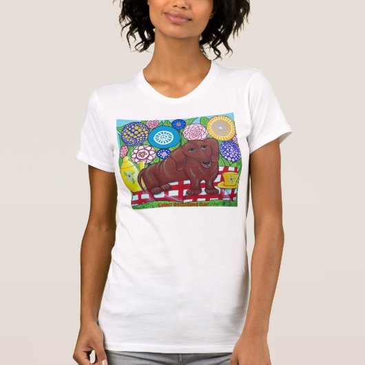 Dachshund Tee Shirt (Voorkant)