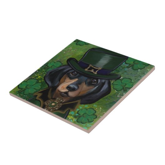 Dachshund Tegeltje (Zijkant)