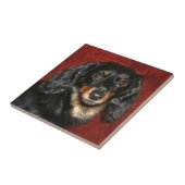 Dachshund Tegeltje (Zijkant)