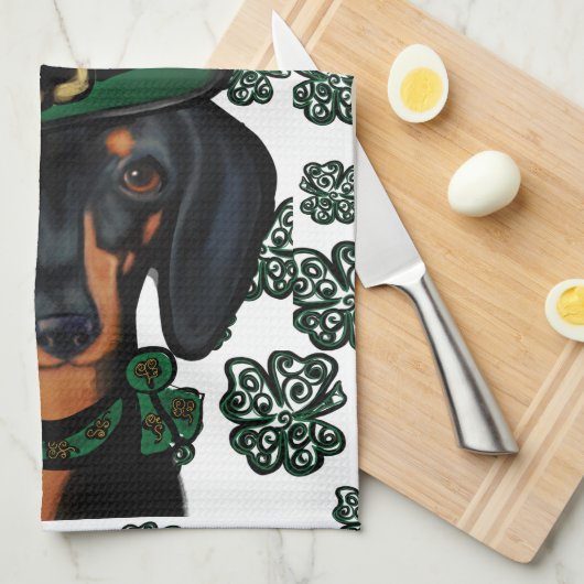 DACHSHUND THEEDOEK (Quarter Fold)