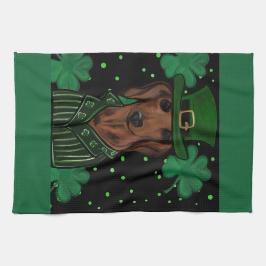 DACHSHUND THEEDOEK (Horizontaal)