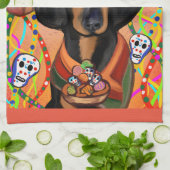 DACHSHUND THEEDOEK (Gevouwen)