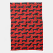 Dachshund Theedoek (Verticaal)