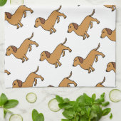 Dachshund Theedoek (Gevouwen)