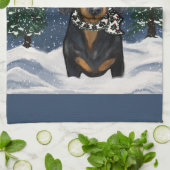 Dachshund Theedoek (Gevouwen)