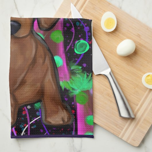 Dachshund Theedoek (Quarter Fold)