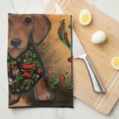 Dachshund Theedoek (Quarter Fold)