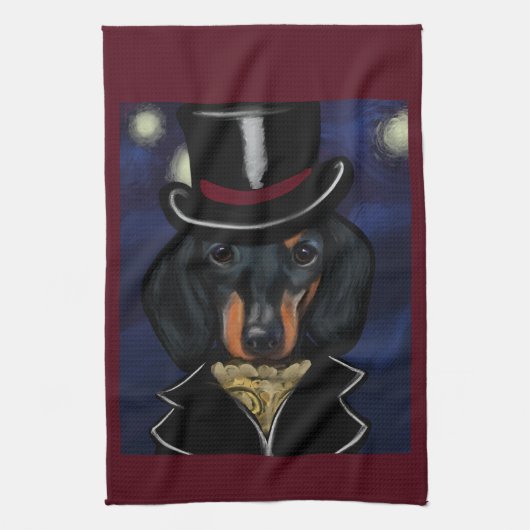 DACHSHUND THEEDOEK (Verticaal)