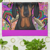 Dachshund Theedoek (Gevouwen)