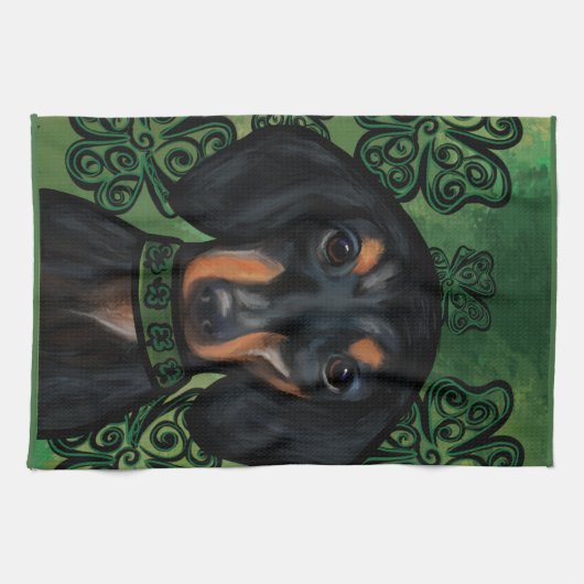 DACHSHUND THEEDOEK (Horizontaal)