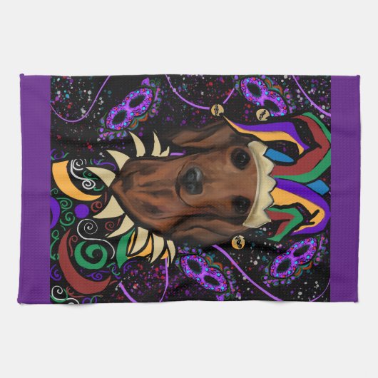 Dachshund Theedoek (Horizontaal)