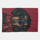 DACHSHUND      THEEDOEK (Horizontaal)