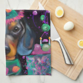 Dachshund theedoek (Quarter Fold)