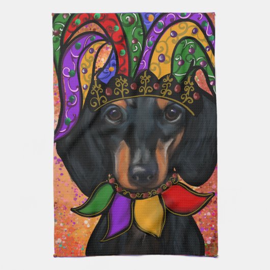 DACHSHUND THEEDOEK (Verticaal)