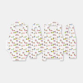 Dachshund Thmed Favor Box Bedankdoosjes (Uitgevouwen)