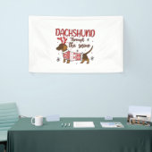 Dachshund Through The Snow Christmas Dog Lover Spandoek (Beurs)