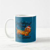 Dachshund Through The Snow Christmas Pajama Toddle Koffiemok (Links)