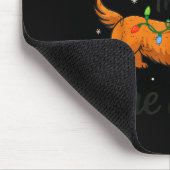 Dachshund Through The Snow Christmas Pajama Toddle Muismat (Hoek)