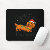 Dachshund Through The Snow Christmas Pajama Toddle Muismat (Met muis)