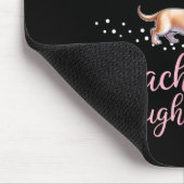 Dachshund Through The Snow Wiener Dog Christmas  Muismat (Hoek)