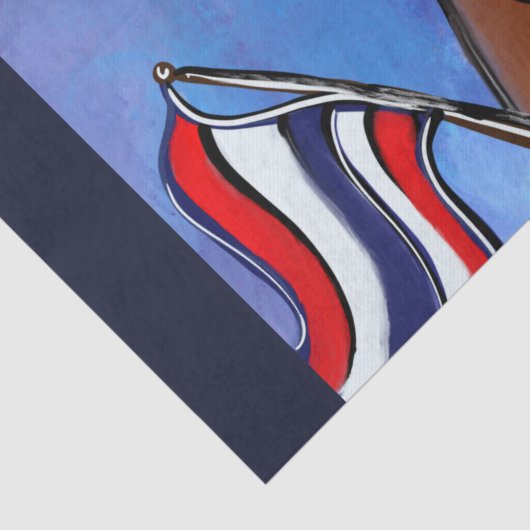 Dachshund Tissuepapier (Detail)