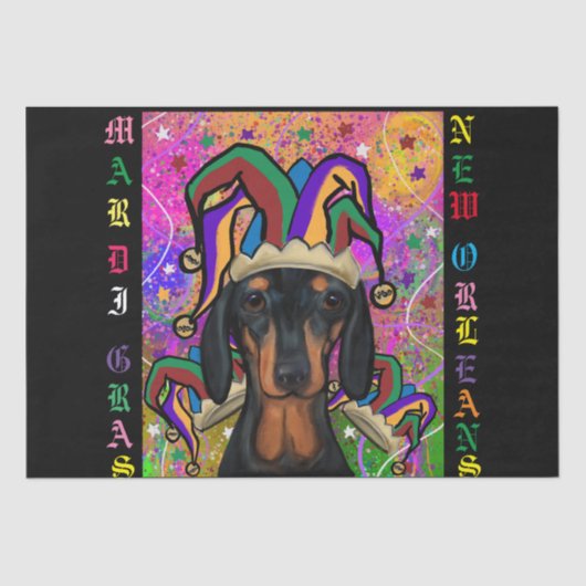 Dachshund        tissuepapier (Voorkant)