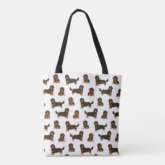 Dachshund Tote Bag (Achterkant)