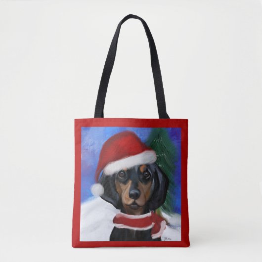 Dachshund Tote Bag (Voorkant)