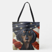 DACHSHUND TOTE BAG (Voorkant)
