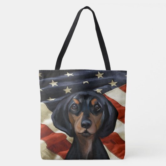 DACHSHUND TOTE BAG (Voorkant)