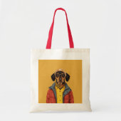 Dachshund Tote Bag (Voorkant)